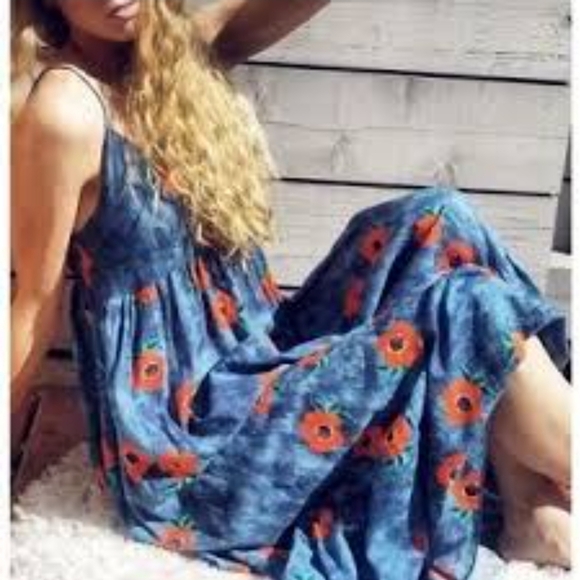 Bucket List Floral Ruffle Maxi Dress - Picture 3 of 9